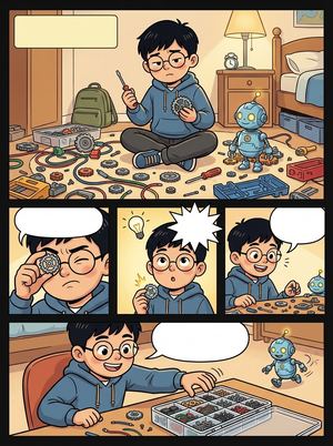 Przykładowa strona komiksu